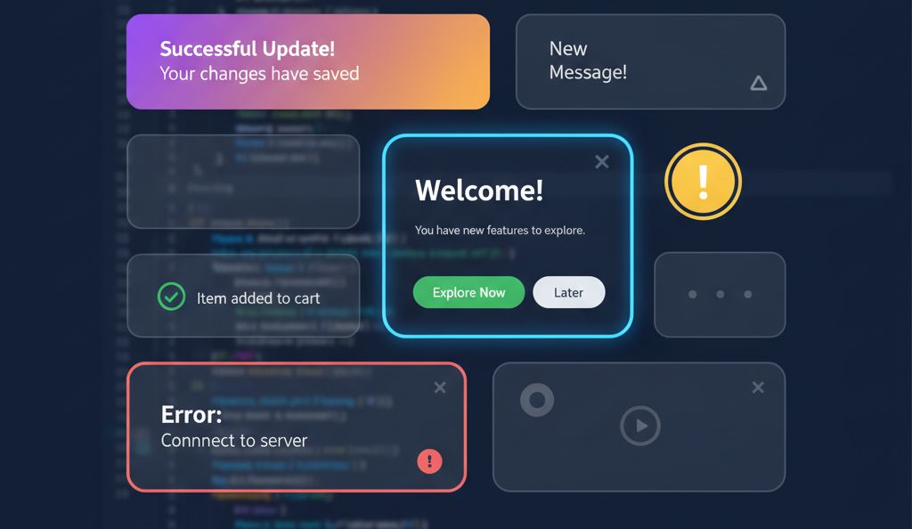 Angular 2+ shows nice looking custom alerts and messages
